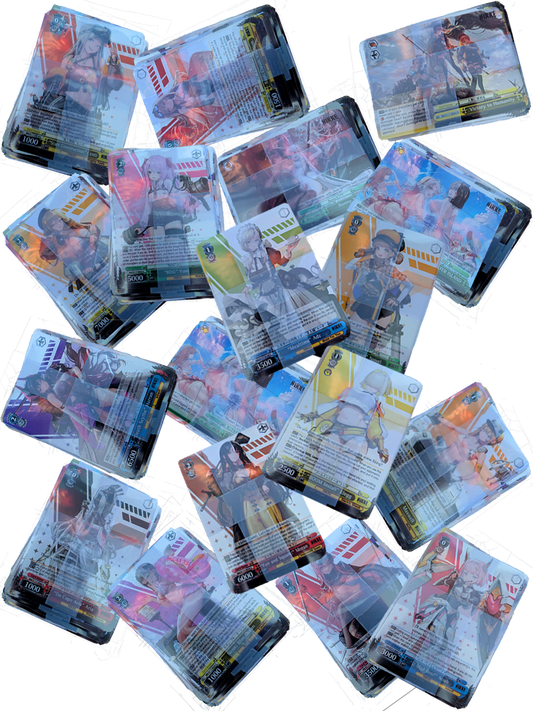 25 RANDOM ENGLISH NIKKE WEISS SCHWARZ TRADING CARDS (CHANCE FOR SR CARD)