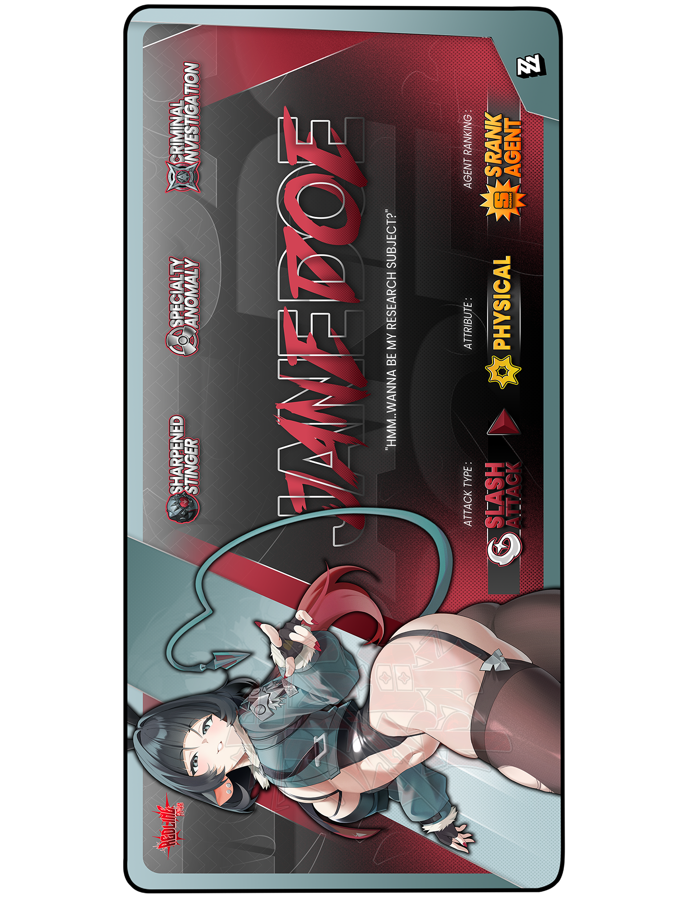 BUNNY GIRL JANE DOE (Deskmat)
