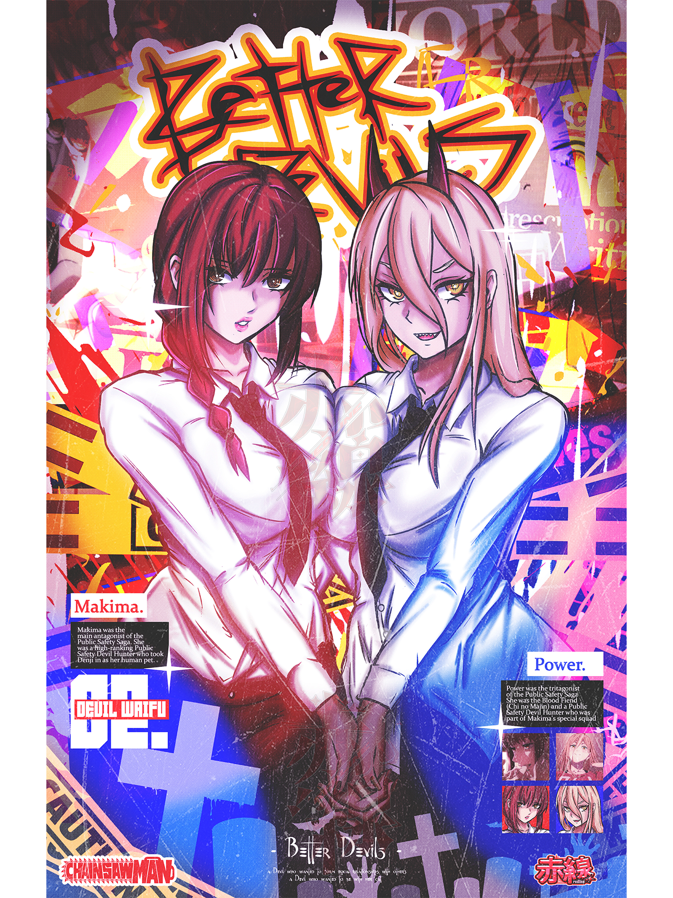 BETTER DEVILS PRINT - REDLINE