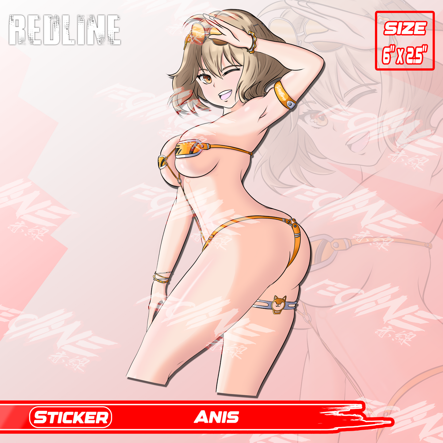 HEATWAVE ANIS - STICKER - REDLINE