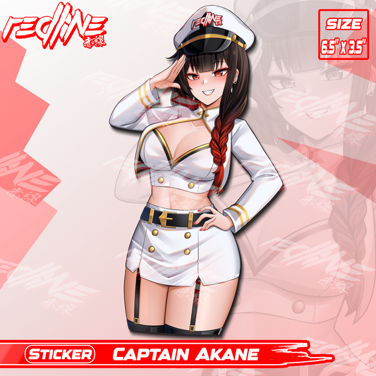 CAPTAIN AKANE - STICKER