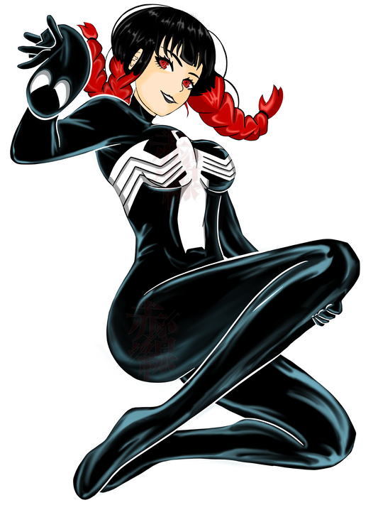 SYMBIOTE AKANE (STICKER) - REDLINE