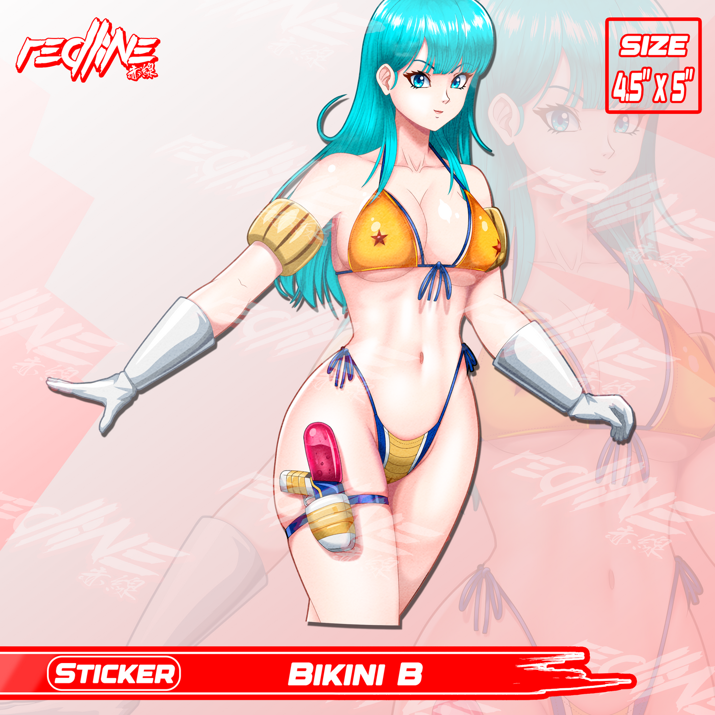 Bikini B- Kiss-Cut Sticker