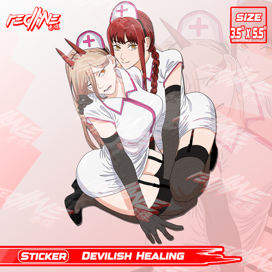 Devilish Healing - Kiss-Cut Sticker