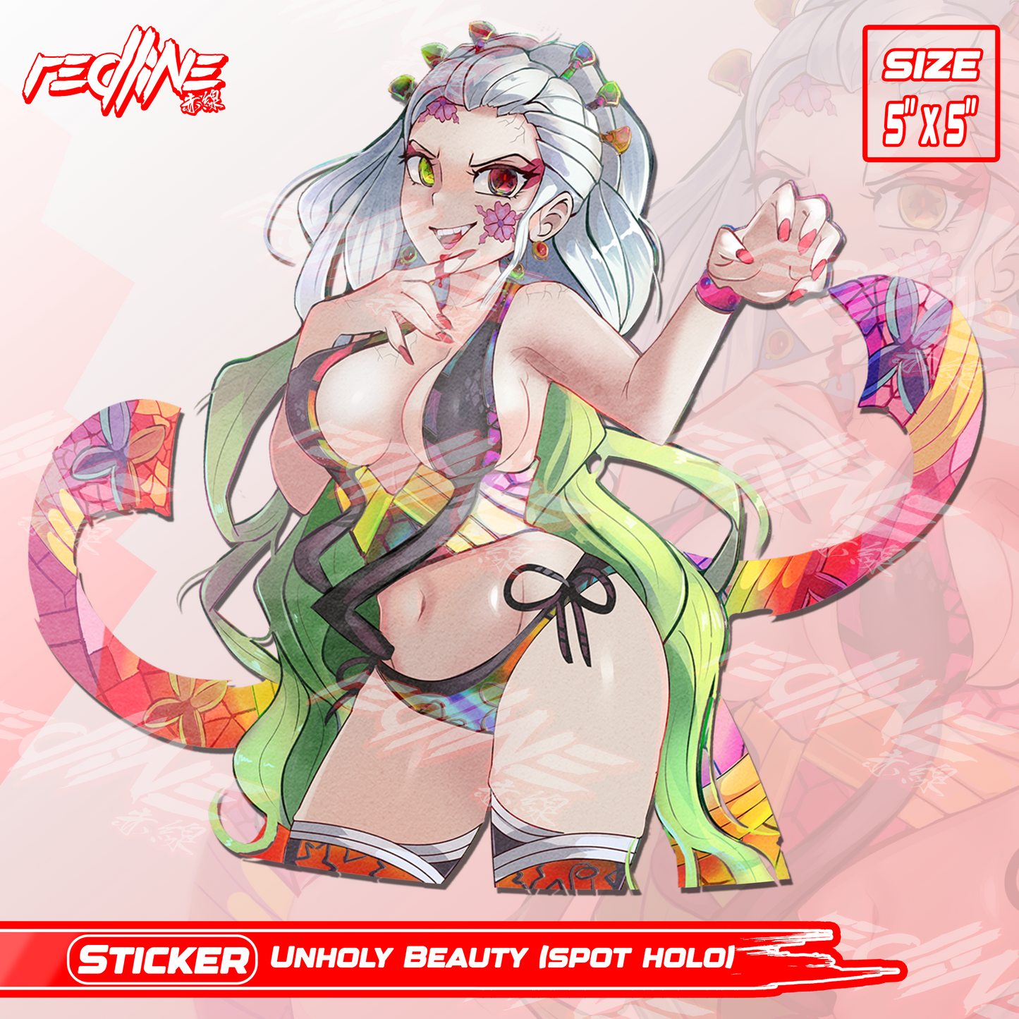 Unholy Beauty- Kiss-Cut Sticker