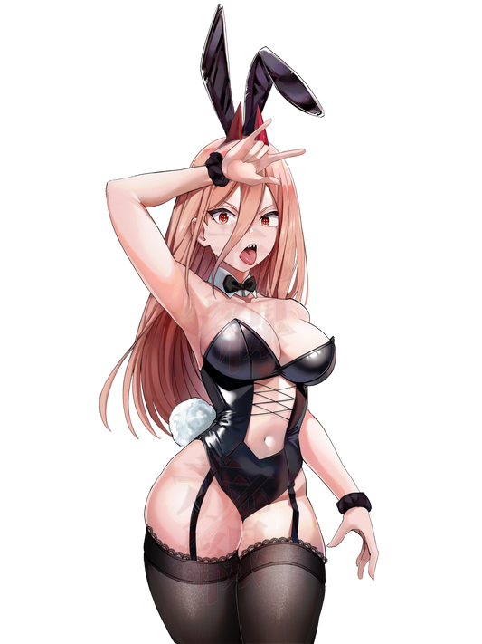 BUNNY GIRL POWER (STICKER) - REDLINE