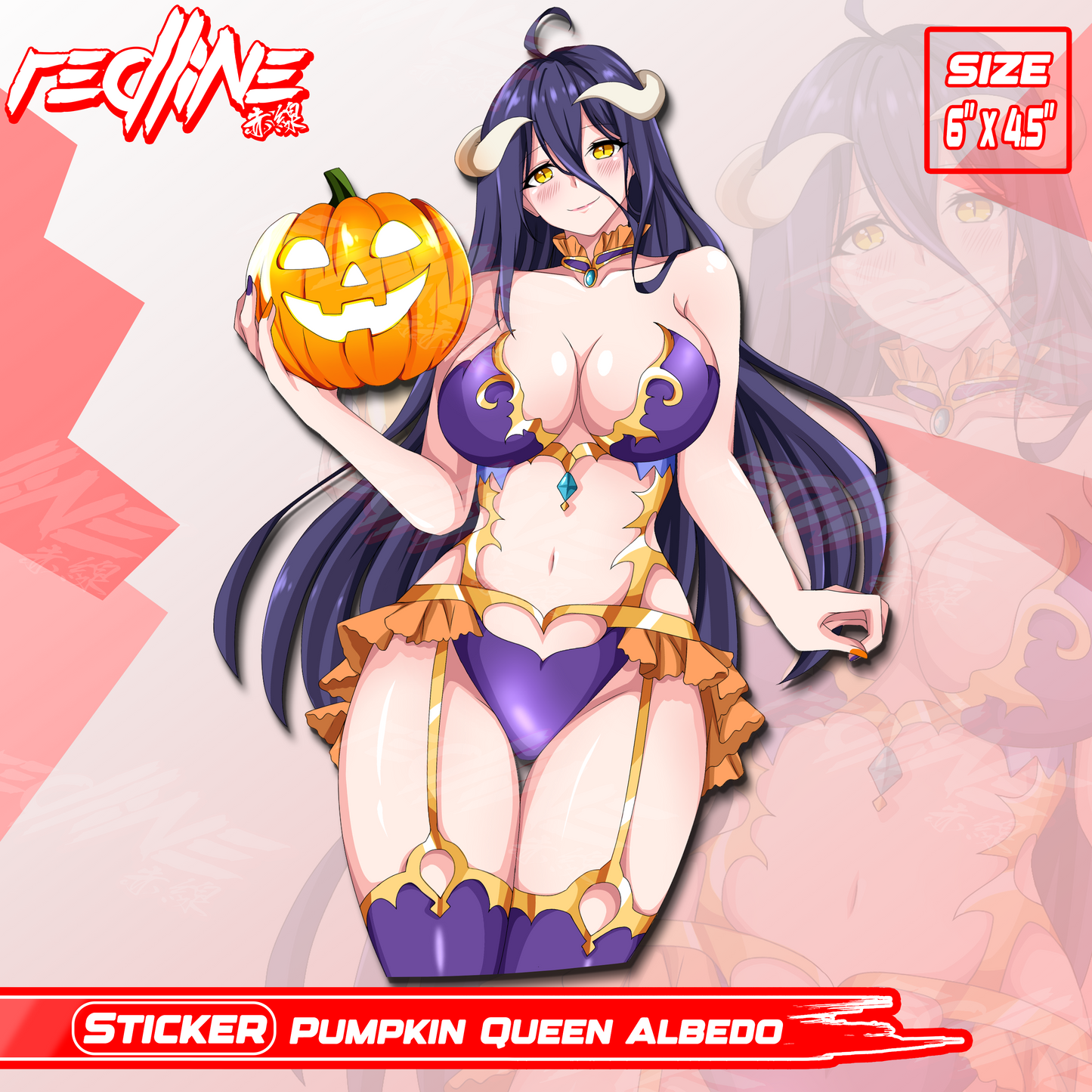 PUMPKIN QUEEN ALBEDO - STICKER (PRE-ORDER)