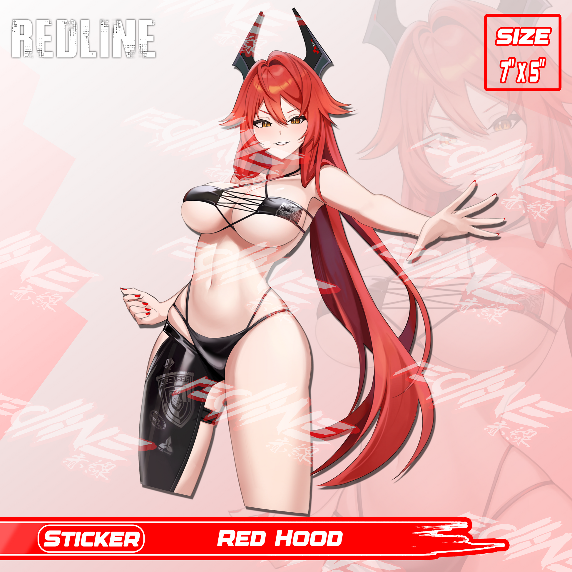 REKINDLED GODDESS RED HOOD - STICKER - REDLINE