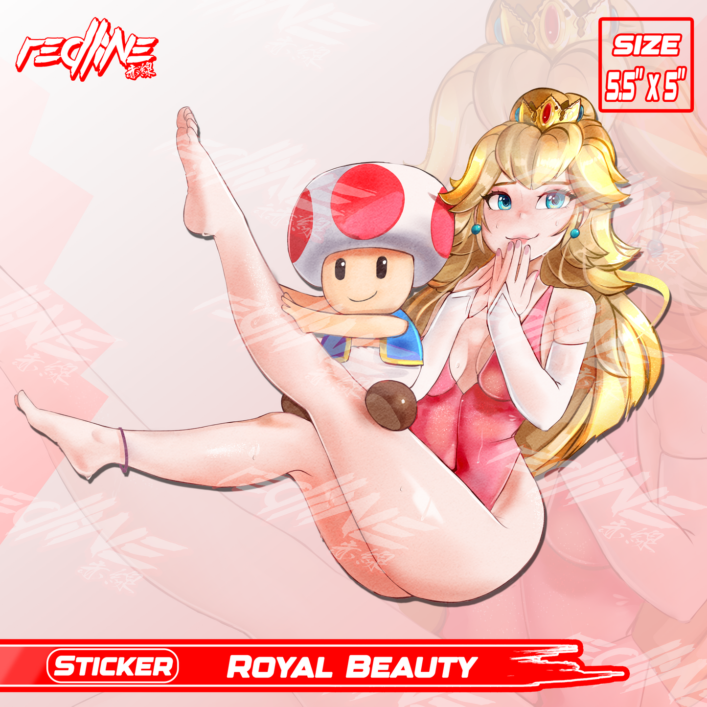 Royal Beauty- Kiss-Cut Sticker