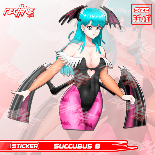 Succubus B- Kiss-Cut Sticker