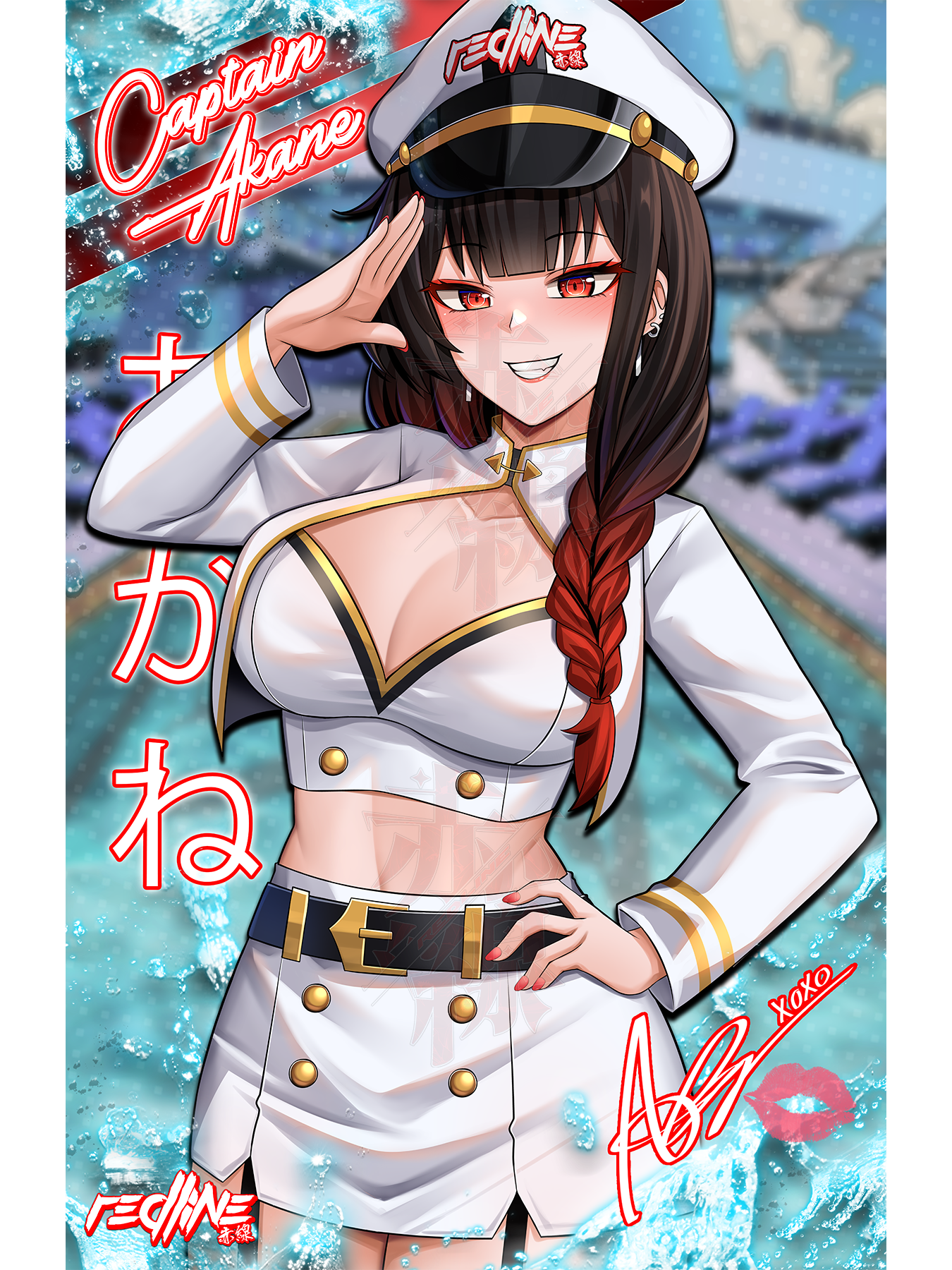 CAPTAIN AKANE PRINT - REDLINE