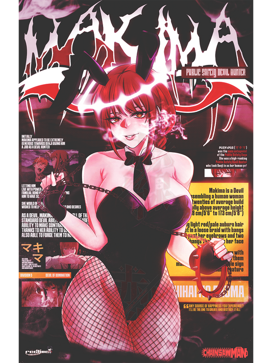 MAKIMA BUNNY GIRL (PRINT)