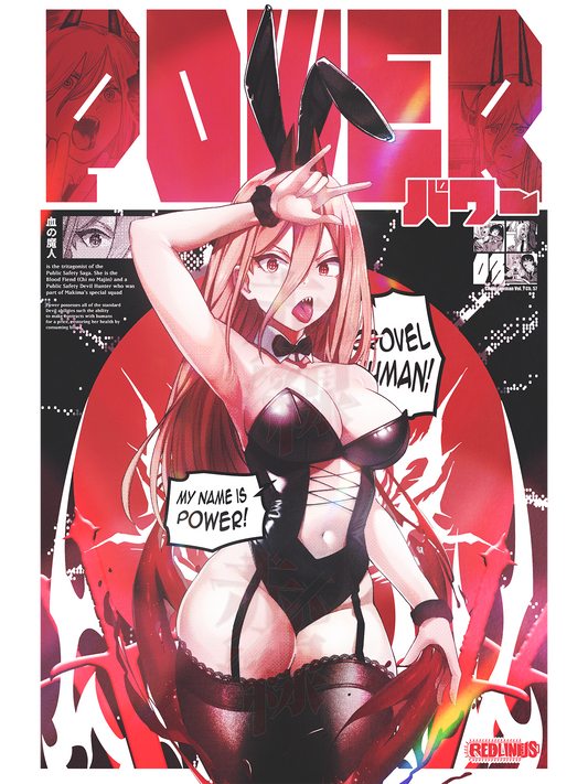 BUNNY GIRL POWER PRINT