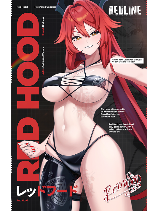 REKINDLED GODDESS RED HOOD PRINT - REDLINE