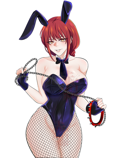 BUNNY GIRL MAKIMA (STICKER) - REDLINE