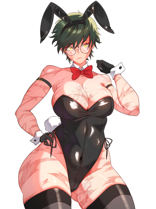 BUNNYGIRL MAKI (STICKER) - REDLINE